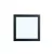 Painel Plafon Led de Sobrepor Quadrado Preto 18w Makled