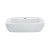 Cuba pia para banheiro lavabo apoio sobrepor 51cm branco