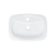 Cuba pia para banheiro lavabo apoio sobrepor 51cm branco - Bruno Acabamentos