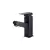 Torneira monocomando para banheiro extensível preto fosco