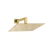 DUCHA QUADRADA 30X30 DE PAREDE - DOURADO - comprar online