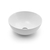 Cuba de louça para banheiro redonda modelo slim 30cmx30cm - Branco