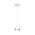 Pendente decorativo modelo bola pequena com soquete - Branco