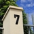 Número residencial dupla face 13 cm preto - loja online