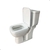 Kit vaso sanitário com caixa acoplada + assento modelo zt marca Alta - Branco - Bruno Acabamentos