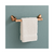 Porta Toalha de Rosto Lavabo Diamante em Metal Rose Gold na internet