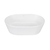 Cuba de louça para banheiro oval modelo Fiori 45cmx30cm - Branco