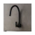Torneira Cozinha Parede Base Nero Cano Silicone Preto - loja online