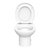 Kit vaso sanitário convencional + assento modelo Loren Lead marca Lorenzetti - Branco na internet