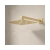 Ducha de parede modelo slim 20x20 aço inox - Dourado escovado na internet