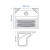 Tanque Ghelplus inox 430 48L 608x536x265mm na internet
