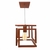 Pendente infinity 3D 1 lâmpada E-27 cobre - Bruno Acabamentos