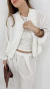 CAMPERA ZENDAYA LINO CON LUREX - amolamoda