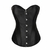 Corset Overbust liso Negro