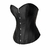 Corset Overbust liso Negro - comprar online