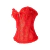 Corset Overbust brocato Rojo en internet