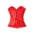 Corset Overbust brocato Rojo - tienda online