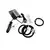 Set de anillos peneanos y plug con electro-estimulación