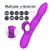 Vibrador doble estimulo con movimiento y estimulador giratorio - comprar online