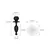 Imagen de Plug anal vibrador con control remoto APP Magic Bunny