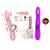 Vibrador doble estimulo con movimiento y estimulador giratorio - Sex Shop Momentos