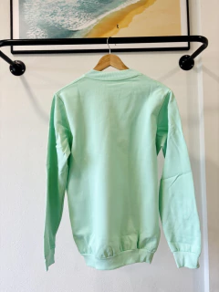 Moletom verde agua feeling good - Mabay