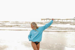 Moletom Mabay By Elisa Azul bebê