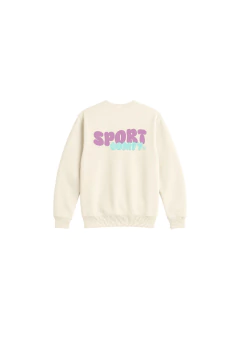 Moletom off white sport comfy canguru - loja online