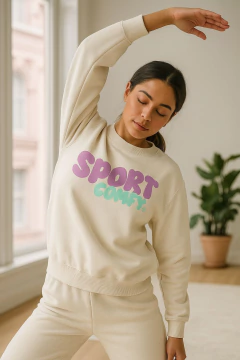 Imagem do Moletom off white sport comfy canguru