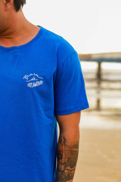 Camiseta azul Praia de Atlântida - comprar online