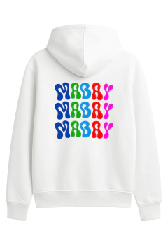 MOLETOM CANGURU OFF WHITE COLORS na internet