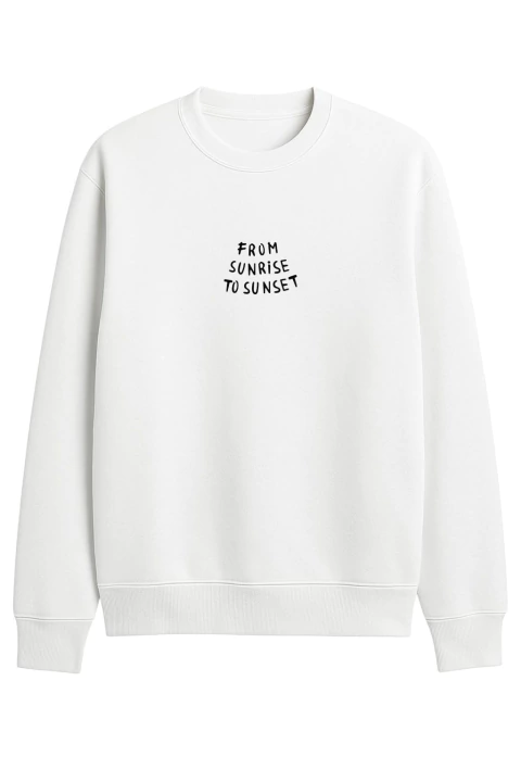 Moletom off white Container gola redonda