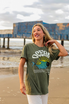 Camiseta Ocean verde - Mabay