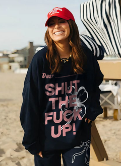 Buzo Shut the fuck up trebol - comprar online