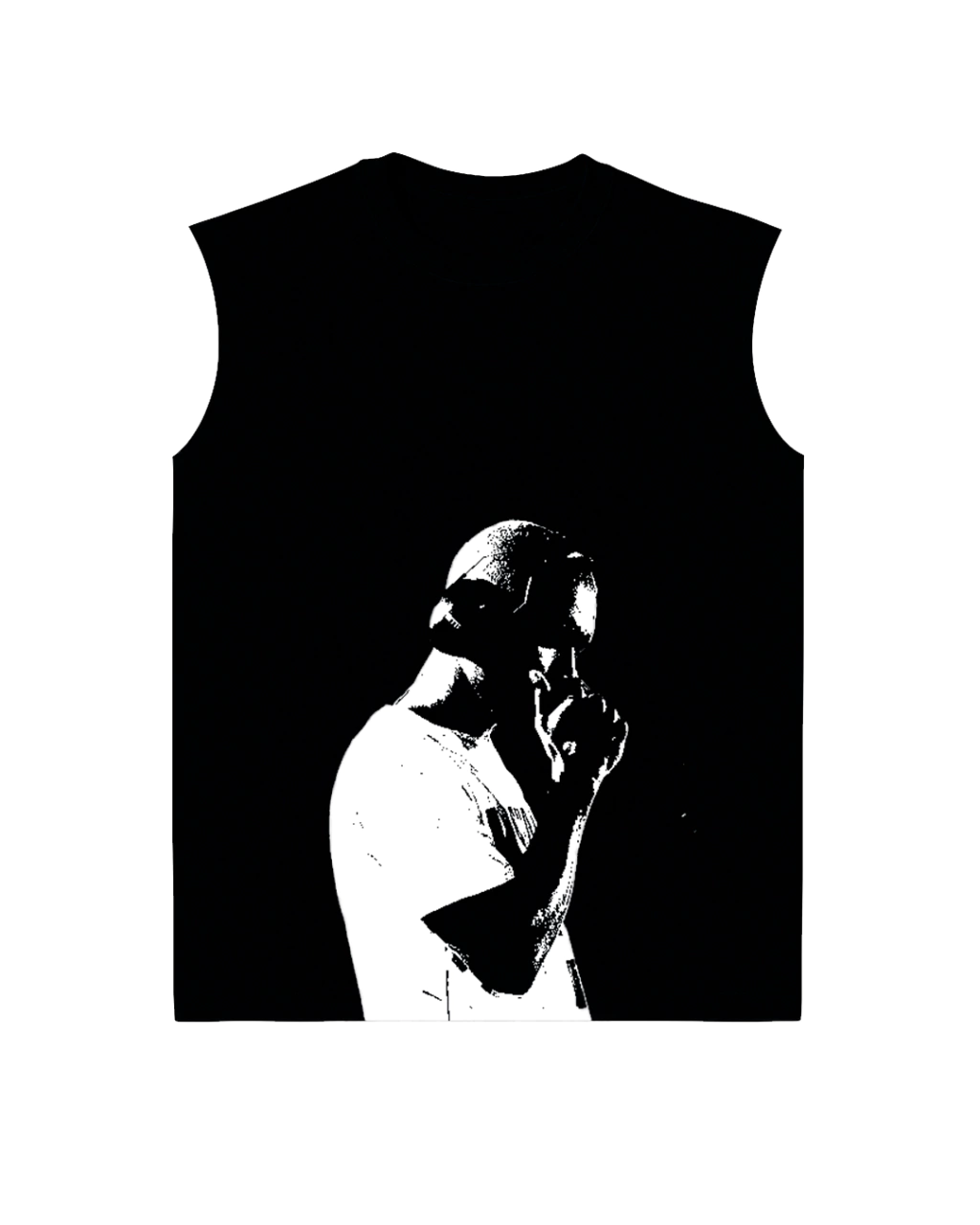 I ain´t a kid no more Oversized Tank Top Black
