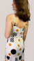 Vestido Longo Estampa Poá - loja online