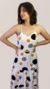 Vestido Longo Estampa Poá na internet