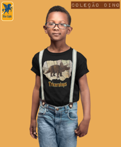 Camiseta infantil Triceratops na internet