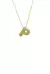 Colar Letra Puffer Cravejada - Sob Encomenda