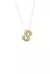 Colar Letra Puffer Cravejada - Sob Encomenda - loja online