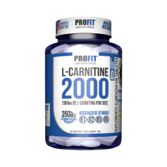 L-carnitina 2000 Queimador Gordura Pote 120 Tabletes Concentrados Profit Labs
