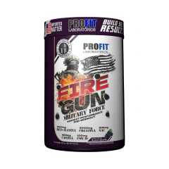 Pré Treino Fire Gun 300g Military Force 400mg de Cafeína- Profit Labs