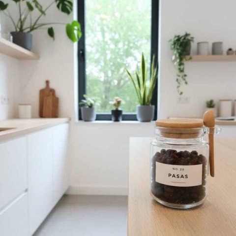 Especiero de vidrio con cuchara - comprar online