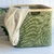 Cesto organizador verde con soporte de bamboo plegable - comprar online