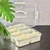 Contenedor de acrilico con 8 divisiones moviles - Kontainer Shop