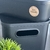 Caja minimal eco friendly con tapa negra - Kontainer Shop