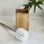 Toilet Brush Acacia Cuadrado - Kontainer Shop