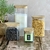 Imagen de Frasco rectangular de Vidrio con tapa de bamboo