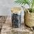 Frasco rectangular de Vidrio con tapa de bamboo - comprar online