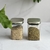 Especiero hermetico de vidrio con tapa de acero inoxidable - comprar online